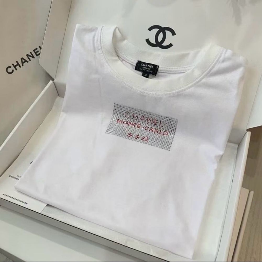 Chanel Monte Carlo Crystal Embellished Tee-Limited Edition
